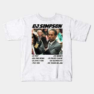 Rip OJ Simpson meme 1947-2024 shirt, O.J. The Juice Did You See His hands Kids T-Shirt